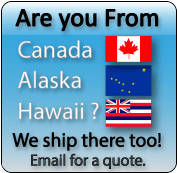 we ship to canada, alaska and hawaii too!