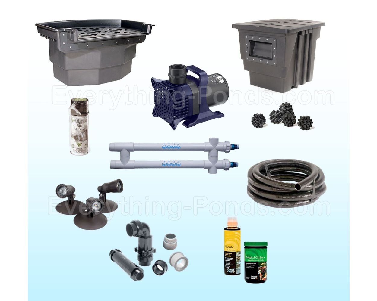 waterfall pond filter kit