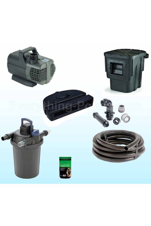 Ecosystem Pond Kit w/ Submersible Pump, 2' Falls, 3000 gph
