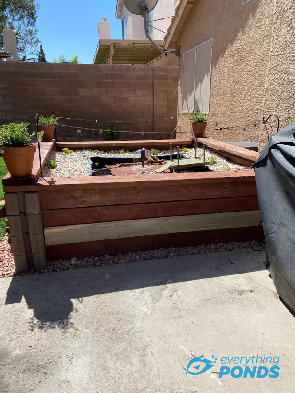 Circular Box Welded Pond Liner Insert (Flexible)