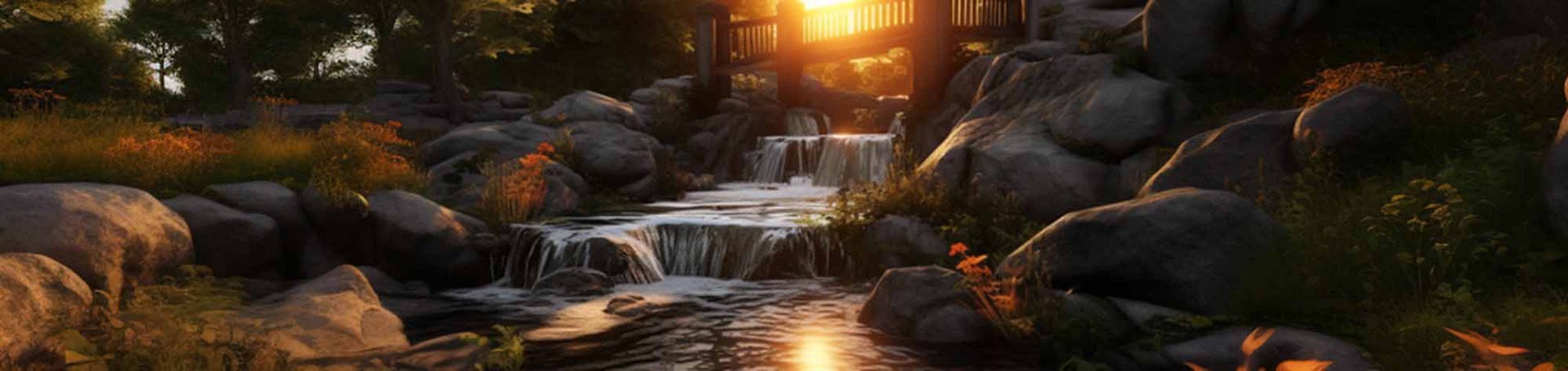 garden-pond-waterfalls